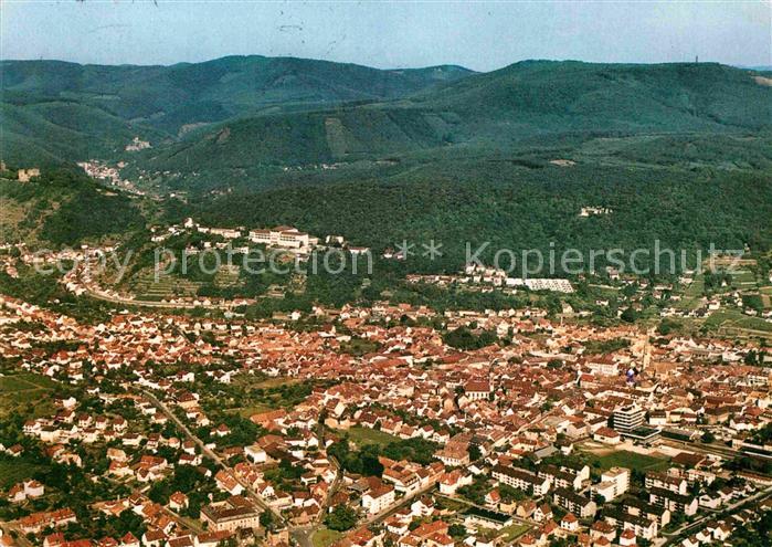 Bad Duerkheim Das Tor zum Pfaelzer Wald Fliegeraufnahme