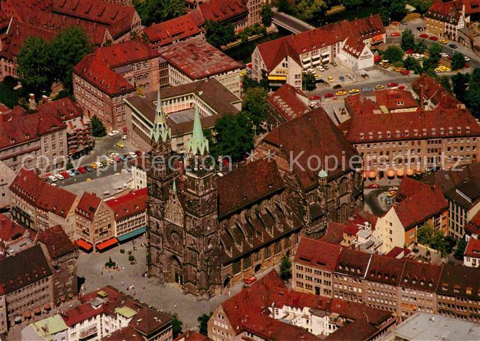 NueRNBERG  CITY St Lorenzkirche Fliegeraufnahme