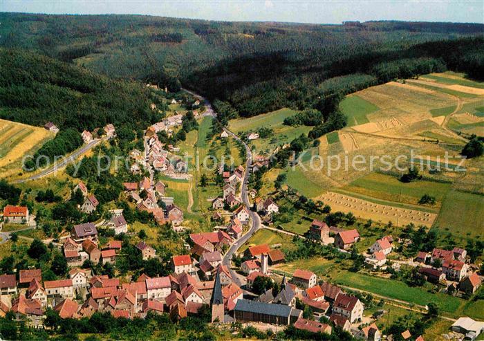 Hessenthal Spessart Luftkurort Fliegeraufnahme