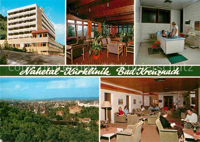 Bad Kreuznach Nahetal Kurklinik Cafeterie Aufenthaltsraum Kuranwendung Stadtpano