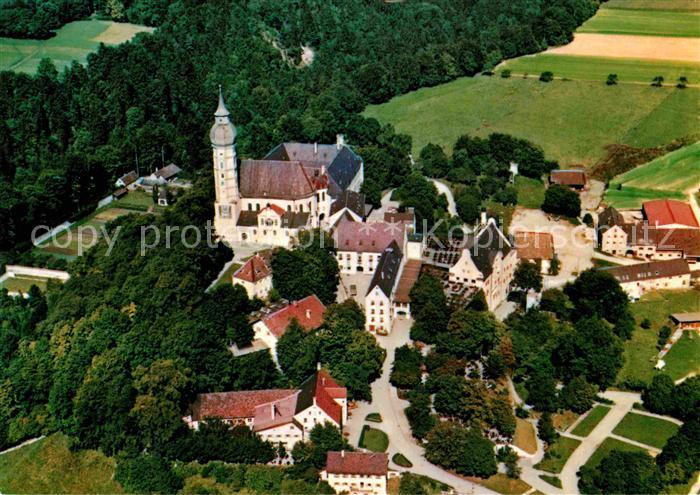 Andechs Kloster Fliegeraufnahme