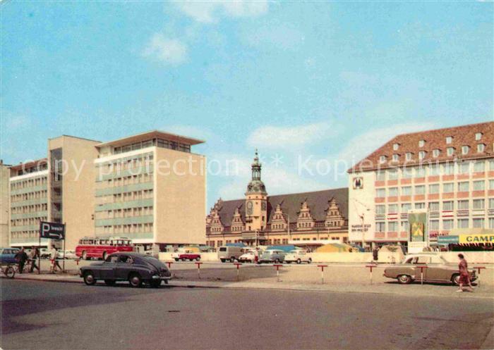 LEIPZIG Sachsen Altes Rathaus Messeamt Messehaus am Markt Messestadt