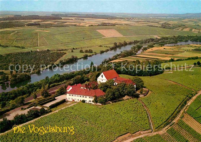 Vogelsburg Volkach Fliegeraufnahme