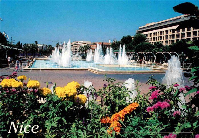 Nice Alpes Maritimes Espace Massena Wasserspiele