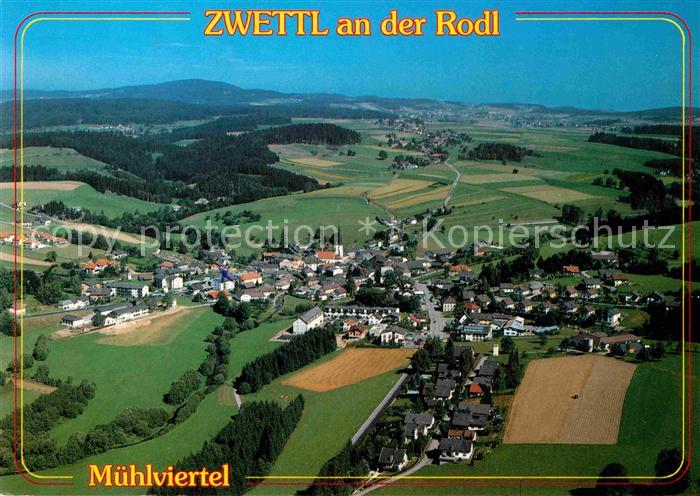 Zwettl Rodl Erholungsort Fliegeraufnahme