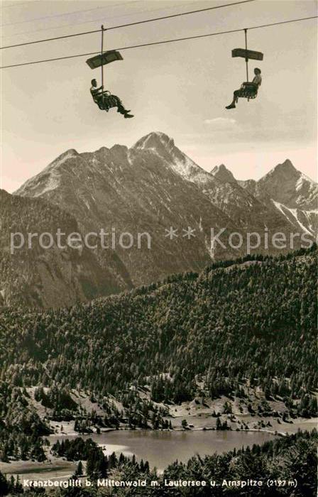 Sessellift Kranzberg Mittenwald Lautersee Arnspitze