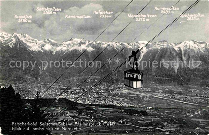 Seilbahn Patscherkofel Igls-Innsbruck Nordkette