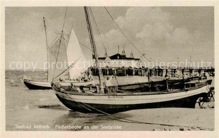 Boote Fischerboote Nordstern Seebruecke Ahlbeck