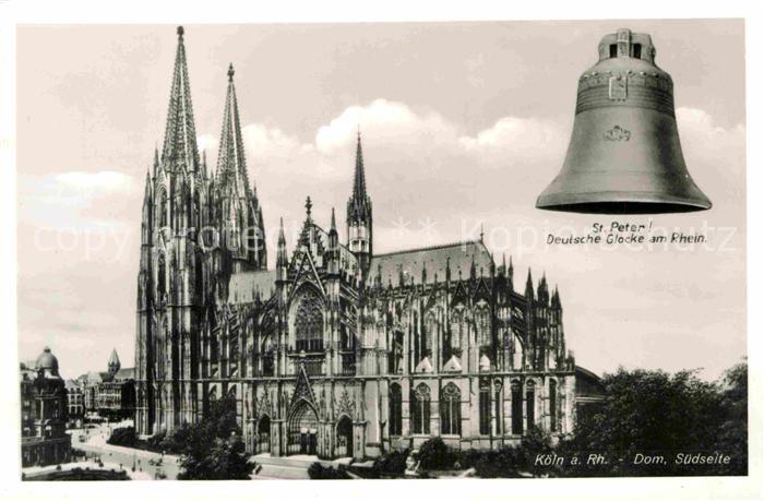 Kirchenglocke Churchbell Cloche Eglise St. Peter Koeln am Rhein Dom Suedseite