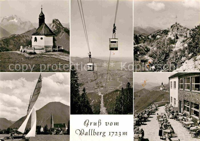 Seilbahn Wallberg Rottach-Egern Segelboot
