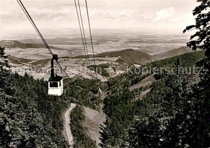Seilbahn Schauinsland Schwarzwald Freiburg Breisgau