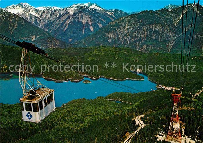 Seilbahn Zugspitze Eibsee Ammergauer Alpen Kreuzspitze