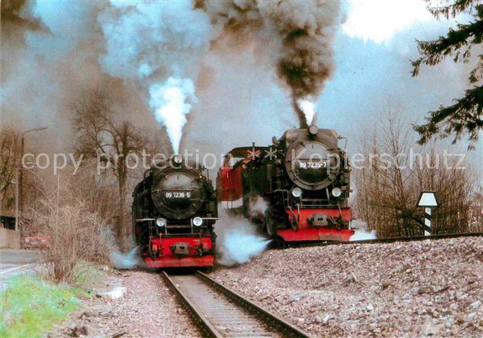 Lokomotive Schmalspur-Dampflokomotive 997236-5 997235-7 Deutsche Reichsbahn