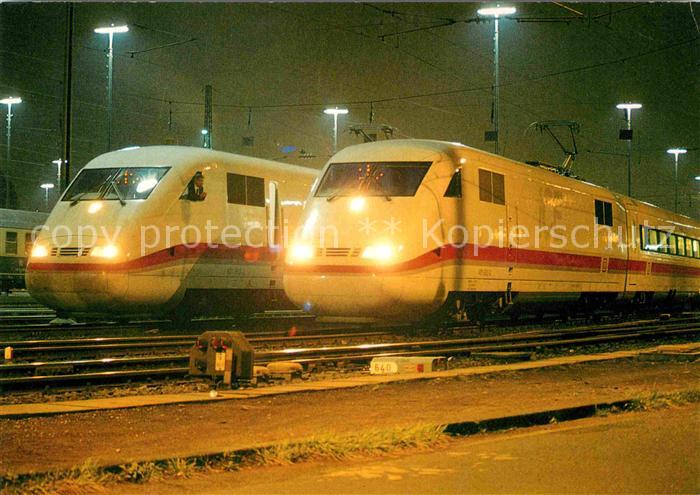 Lokomotive Intercity-Express 401582-2 401563-2 Deutsche Bahn Abstellanlager Fran