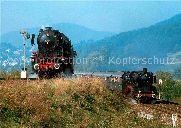 Lokomotive Dampflokomotiven 23105 50622 Deutsche Bahn Hohenstadt Pegnitz