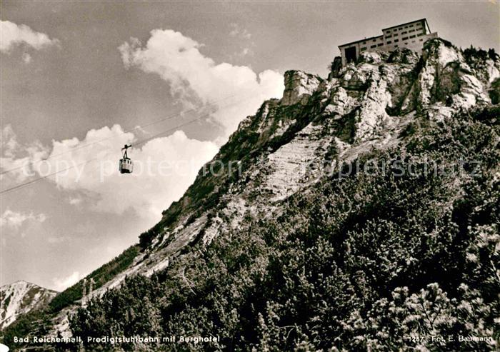 Foto Baumann E. Nr. 1287 Bad Reichenhall Predigtstuhl-Seilb