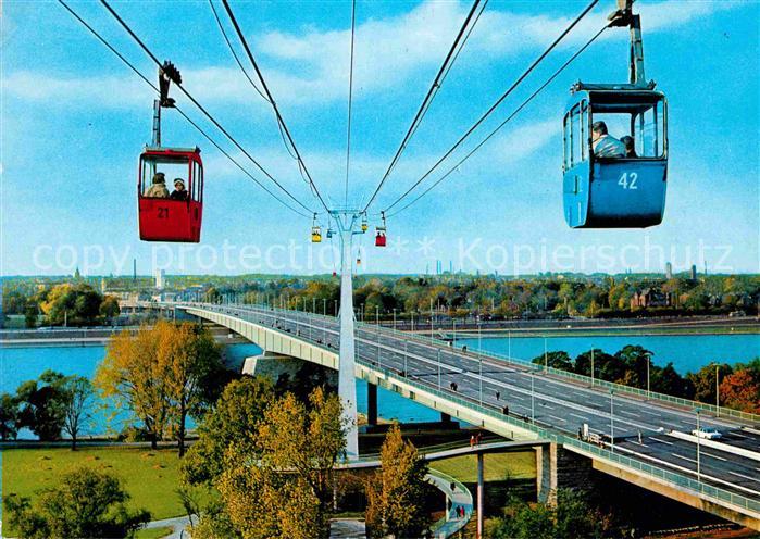 Seilbahn Koeln am Rhein Zoobruecke