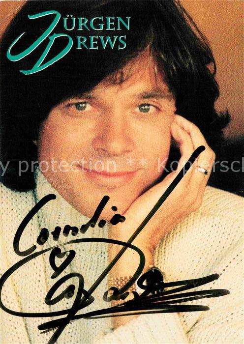 Saenger Band Juergen Drews Autogramm