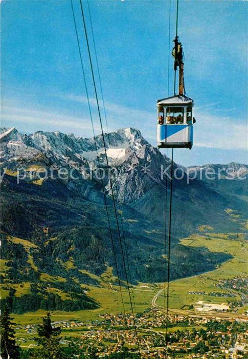 Seilbahn Wankbahn Garmisch-Partenkirchen Zugspitzgruppe