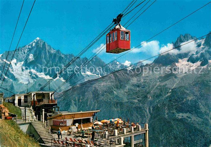 Seilbahn Telepherique Brevent Aiguille Verte Terrasse Planpraz Chamonix