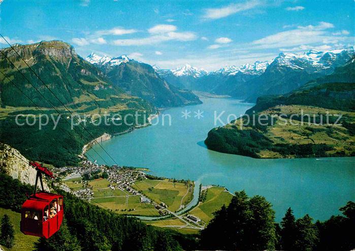 Seilbahn Brunnen-Urmiberg Vierwaldstaettersee Frohnalpstock