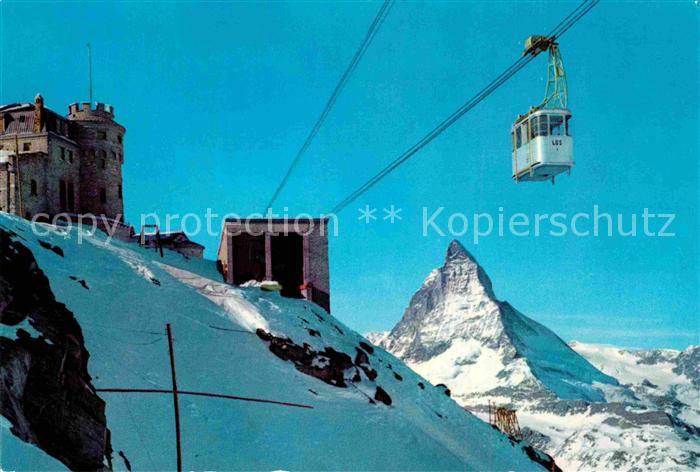Seilbahn Gornergrat Zermatt Matterhorn