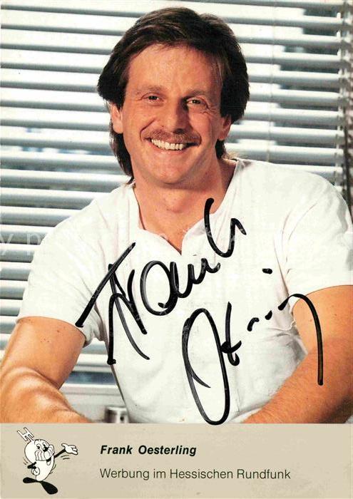 Rundfunk Hessen Frank Oesterling Autogramm