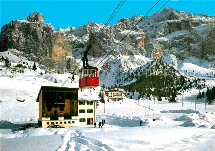 Seilbahn Funivia Piz Sella Plan de Gralba Val Gardena Dolomiti