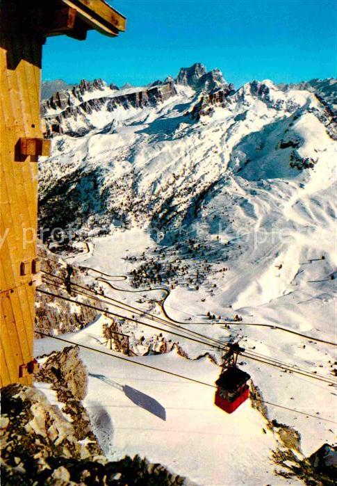 Seilbahn Funivia Passo Falzarego Lagazuoi Dolomiti
