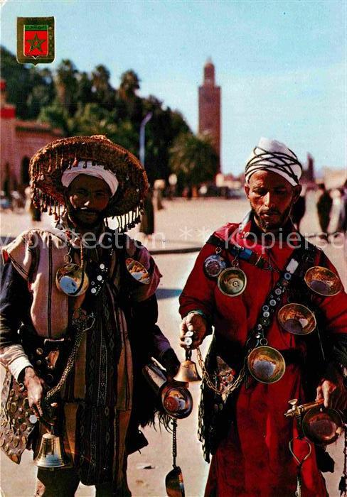 Typen Arabien Maroc Aguadores Vendeurs d eau Water-Carriers