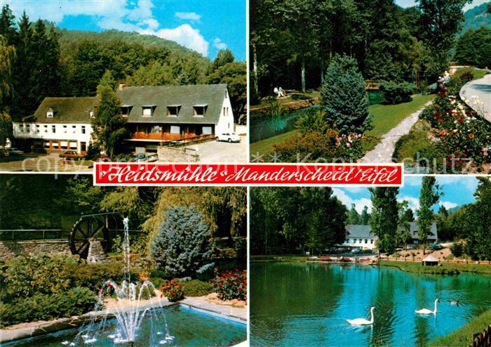 Manderscheid Eifel Heidsmuehle Springbrunnen