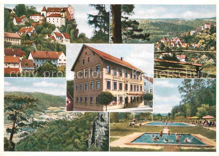 Egloffstein Baustein Erholungsheim BDKK Schwimmbad