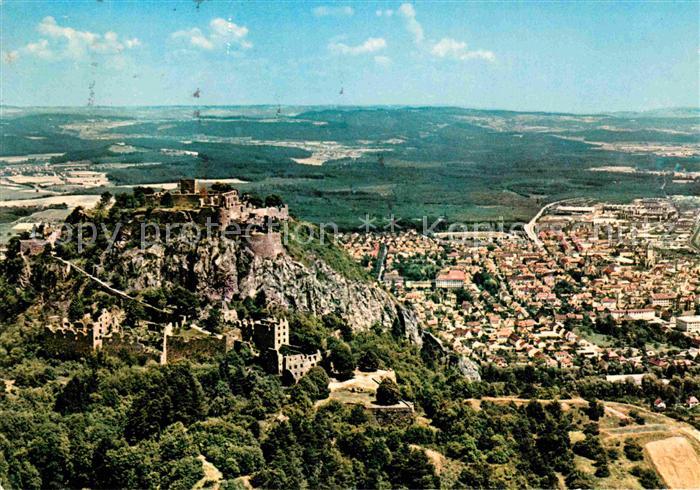 Singen Hohentwiel Burg Stadtansicht