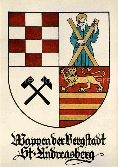 Andreasberg Harz St Wappen Bergstadt
