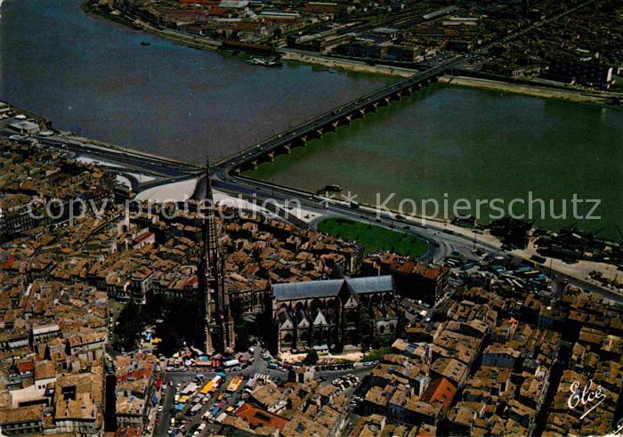 Bordeaux Saint Michel Luftaufnahme Pont Pierre