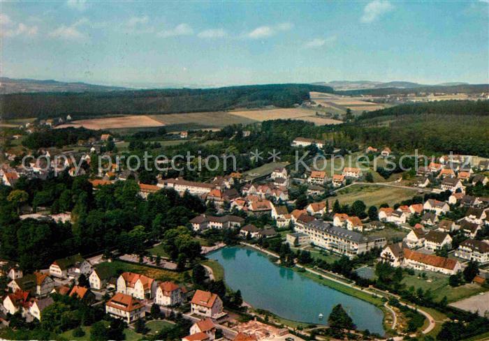 Meinberg Bad Luftaufnahme See