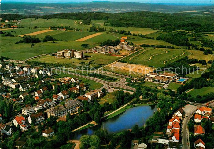 Meinberg Bad Kurparksee Luftaufnahme