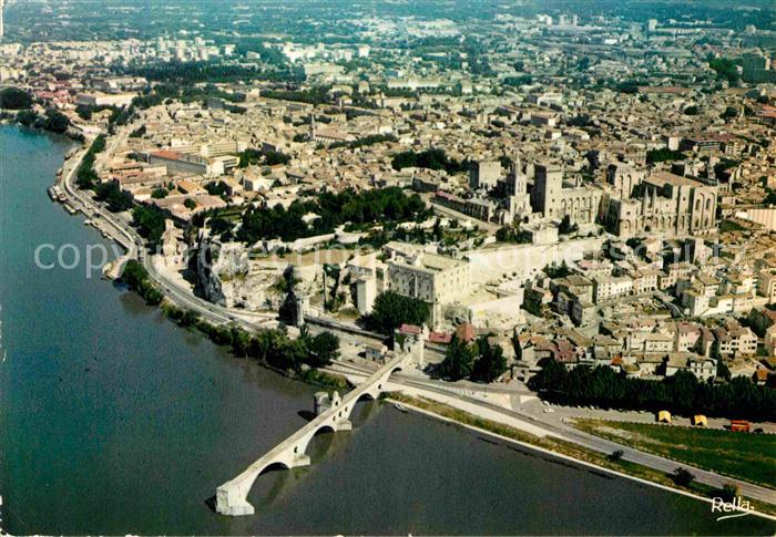 Avignon Vaucluse Pont Saint Benezet Luftaufnahme
