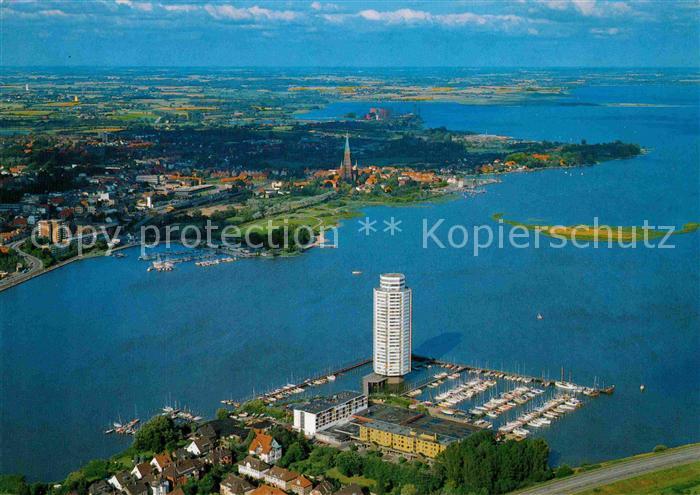 Schleswig Schlei Wikingturm Restaurant Luftaufnahme