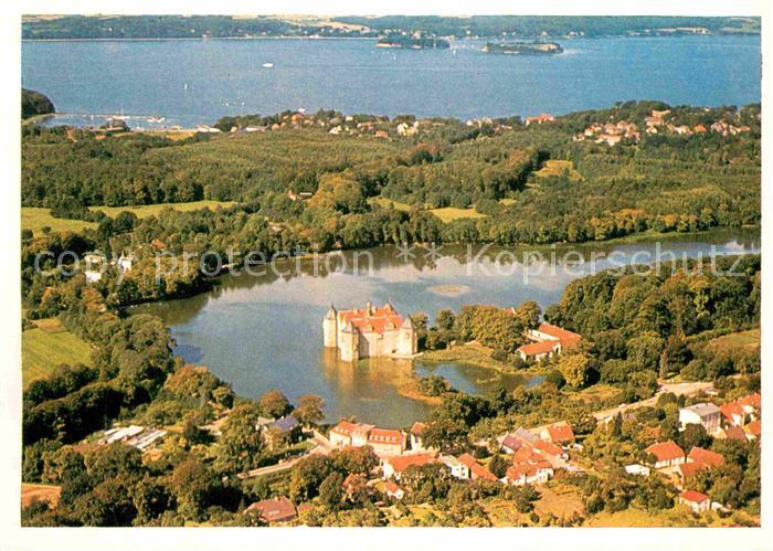 Gluecksburg Ostseebad Schloss Luftaufnahme