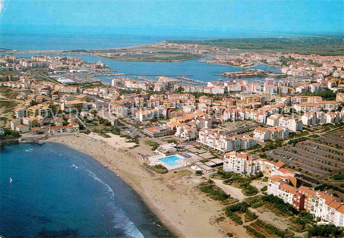 Languedoc-Roussillon Cape d Agde Luftaufnahme