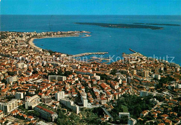 Cannes Alpes-Maritimes Cote D Azur Luftaufnahme Hafen