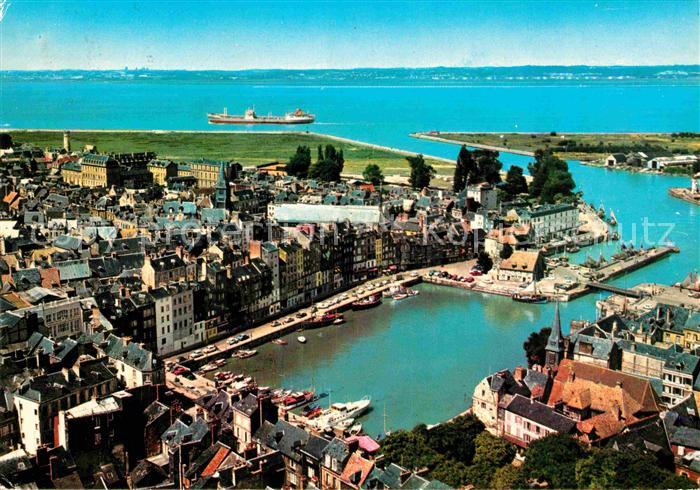 Honfleur Luftaufnahme Hafen