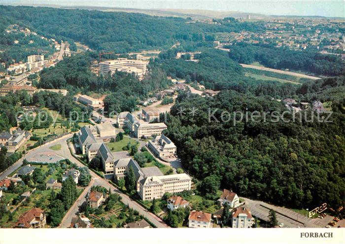 Forbach Lothringen Luftaufnahme Panorama