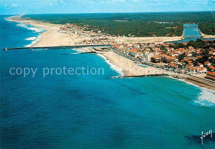 Capbreton Luftaufnahme Strand