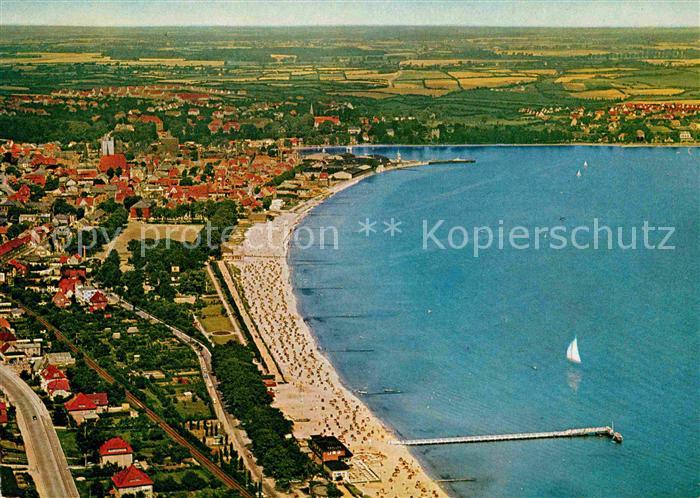 ECKERNFoeRDE Ostseebad Luftaufnahme Strand
