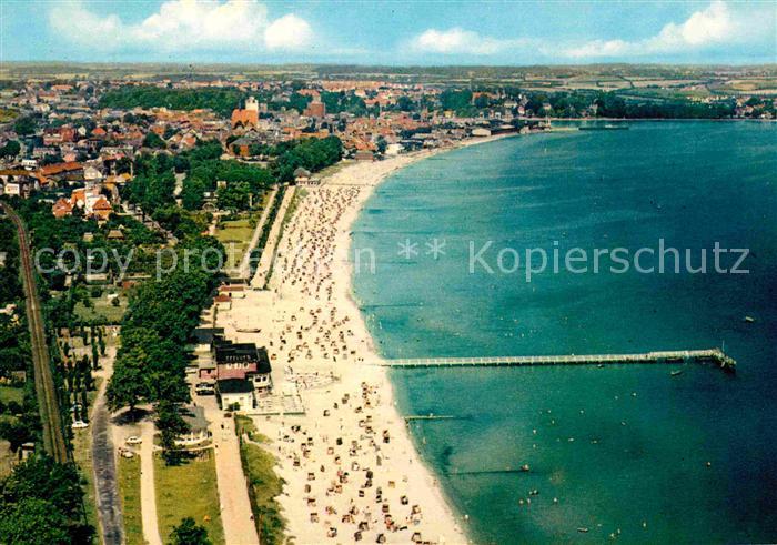 ECKERNFoeRDE Ostseebad Luftaufnahme Strand