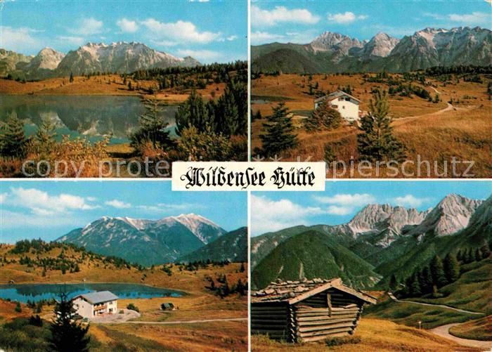 Mittenwald Karwendel Tirol Wildenseehuette Berggasthaus