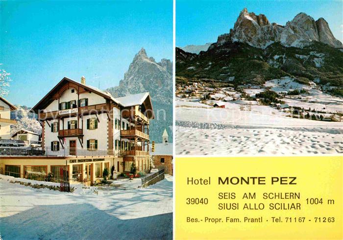 Seis Schlern Hotel Monte Pez Winter