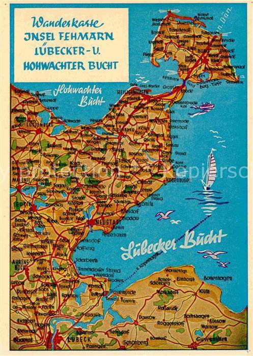 Fehmarn Wanderkarte